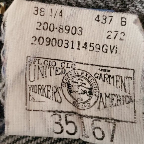 LEE VINTAGE ACID WASH GREY JEANS - Picture 11 of 11